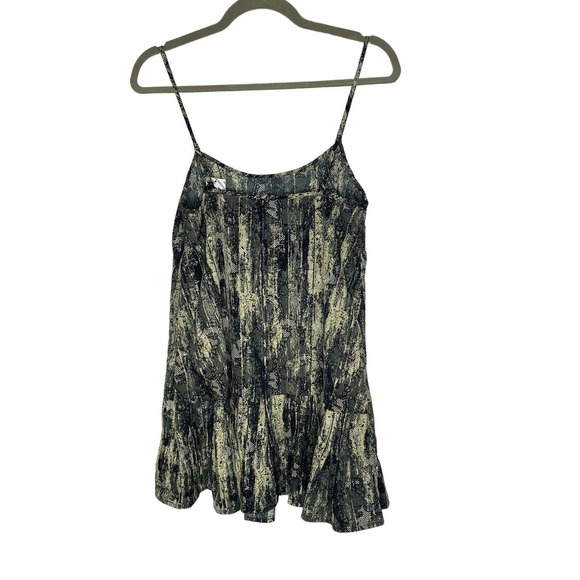 NWT Urban Outfitters Womens Camille Dress Size Small Adjustable Straps Black Tan - Picture 8 of 14